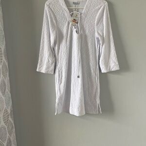 Tommy Bahama White Swim Coverup
